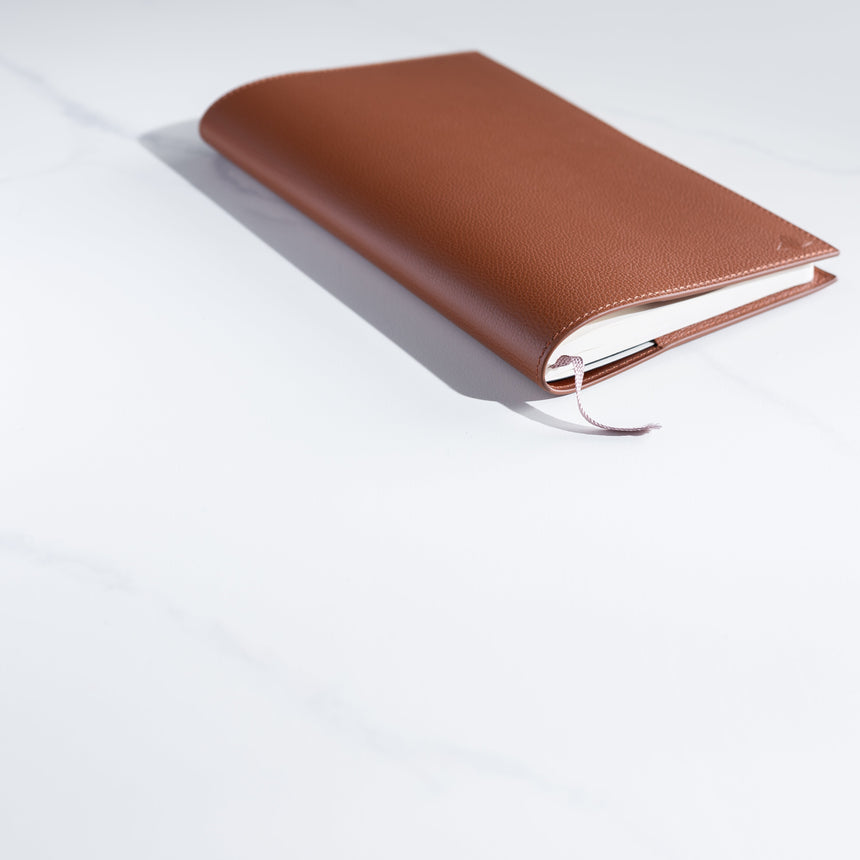 Takeshi Yonezawa - Leather Journal Cover (Brown) Leather Book Cover Day in the Life Gallery 