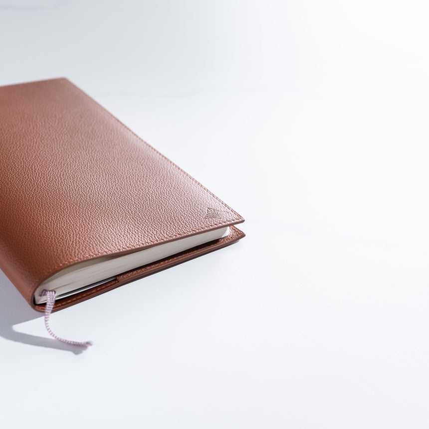 Takeshi Yonezawa - Leather Journal Cover (Brown) Leather Book Cover Day in the Life Gallery