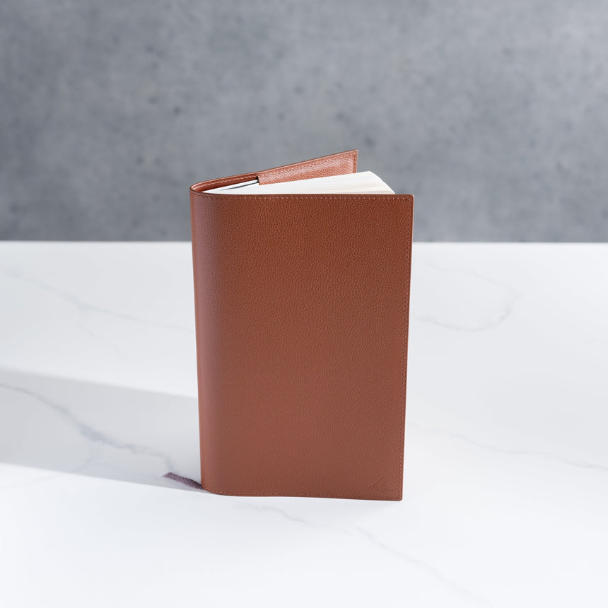 Takeshi Yonezawa - Leather Journal Cover (Brown) Leather Book Cover Day in the Life Gallery 