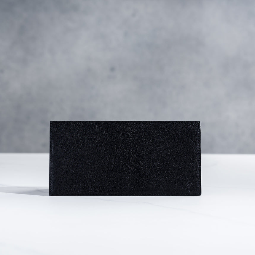 Takeshi Yonezawa - Long Leather Wallet (Black) Leather Wallet Day in the Life Gallery
