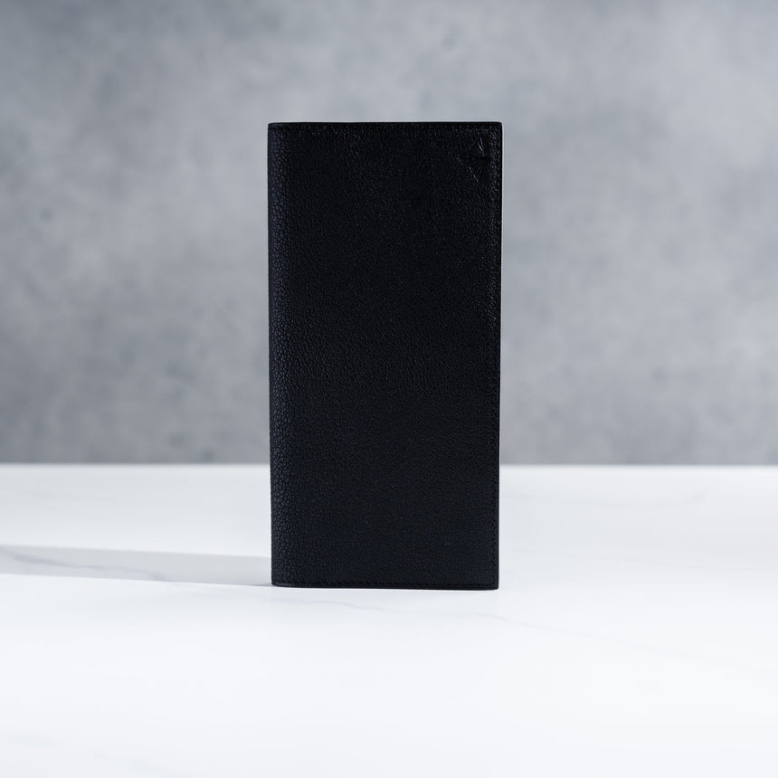 Takeshi Yonezawa - Long Leather Wallet (Black) Leather Wallet Day in the Life Gallery 