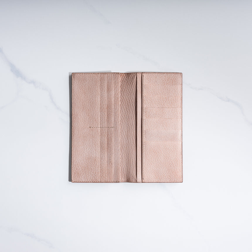Takeshi Yonezawa - Long Leather Wallet (Natural) Leather Wallet Day in the Life Gallery