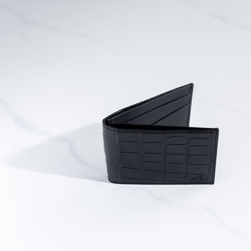 Takeshi Yonezawa - Real Alligator Wallet (Black) Leather Wallet Day in the Life Gallery 