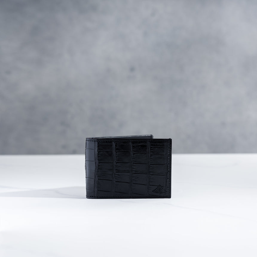 Takeshi Yonezawa - Real Alligator Wallet (Black) Leather Wallet Day in the Life Gallery 