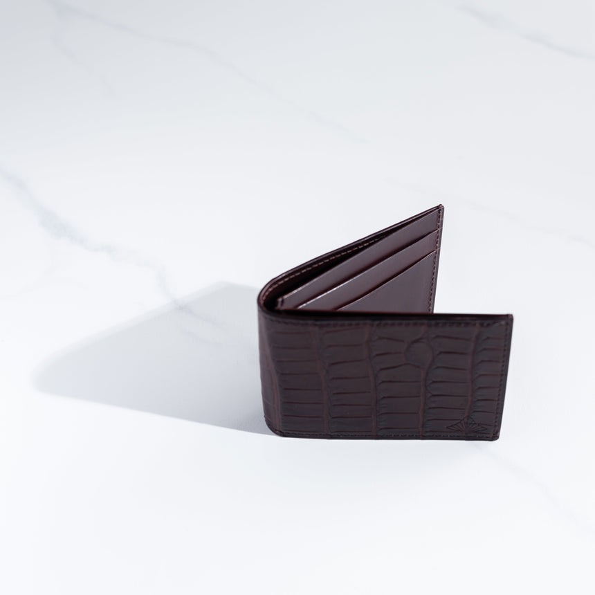Takeshi Yonezawa - Real Alligator Wallet (Brown) Leather Wallet Day in the Life Gallery