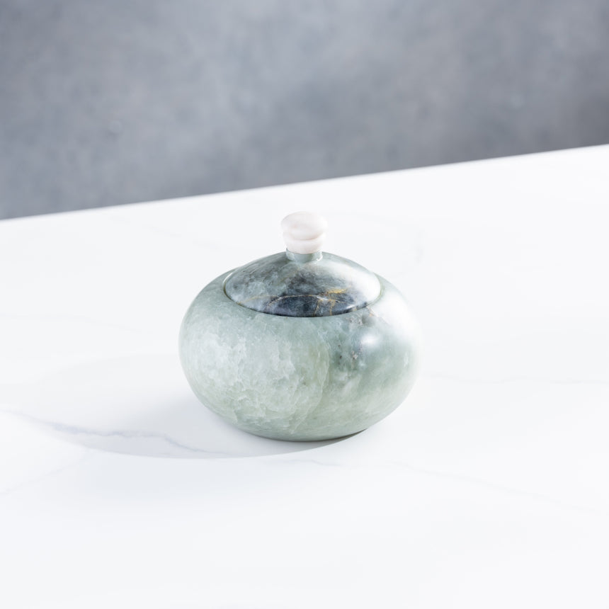 Thomas Haddy - Green Lidded Vessel Stone Vessel Day in the Life Gallery