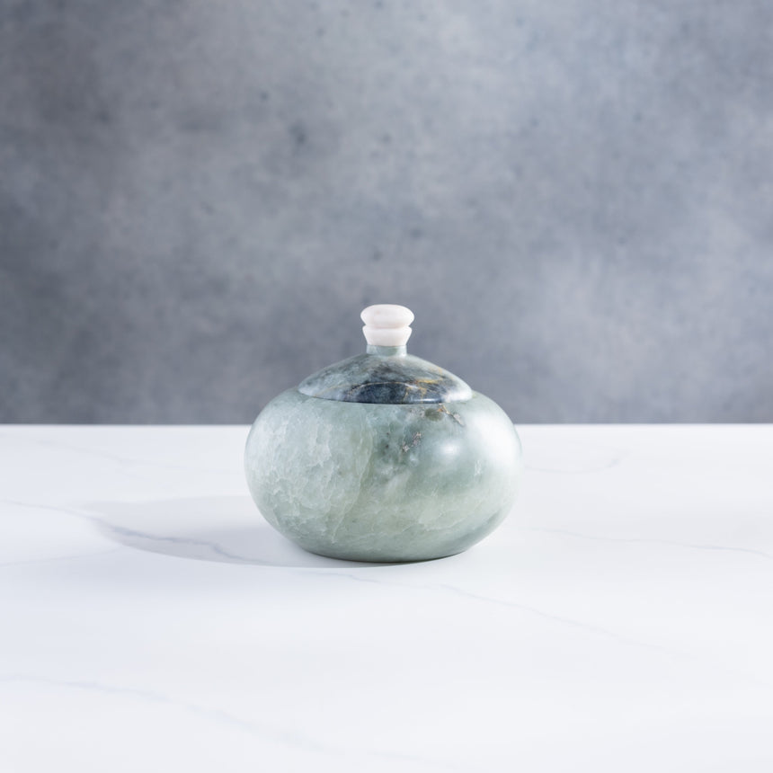Thomas Haddy - Green Lidded Vessel Stone Vessel Day in the Life Gallery