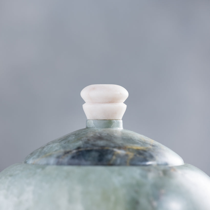 Thomas Haddy - Green Lidded Vessel Stone Vessel Day in the Life Gallery
