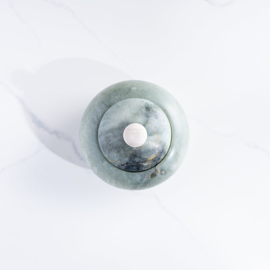 Thomas Haddy - Green Lidded Vessel Stone Vessel Day in the Life Gallery