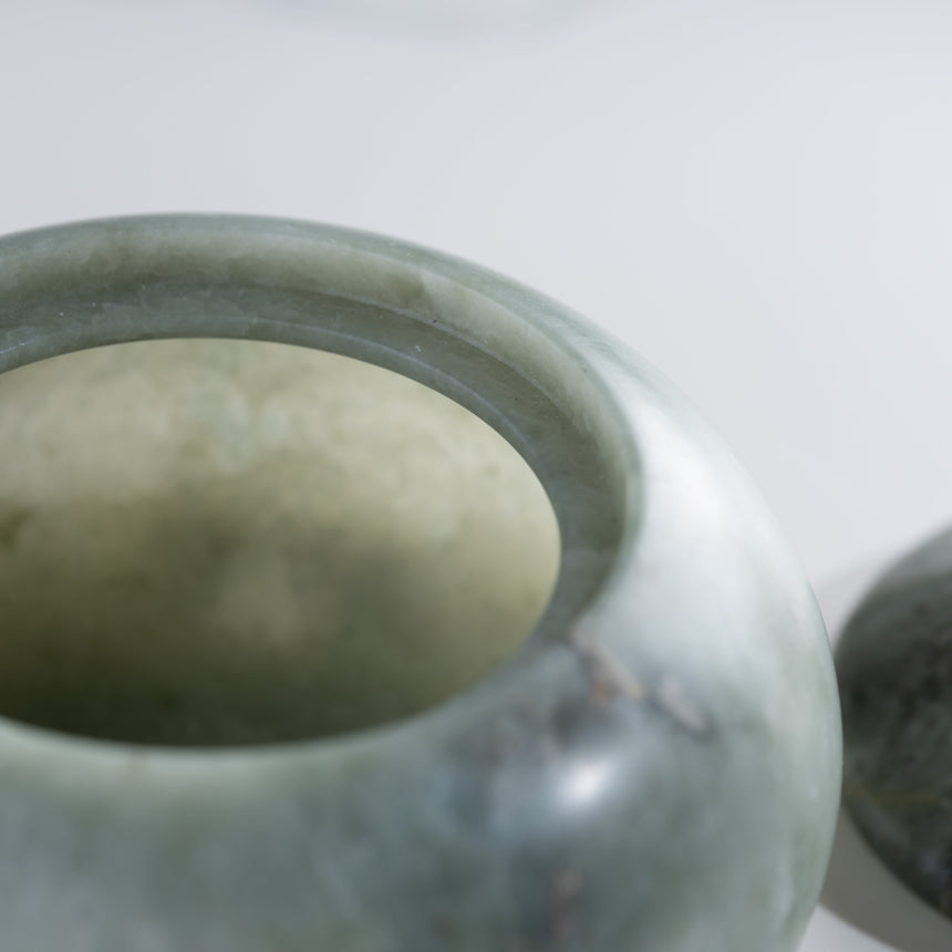 Thomas Haddy - Green Lidded Vessel Stone Vessel Day in the Life Gallery