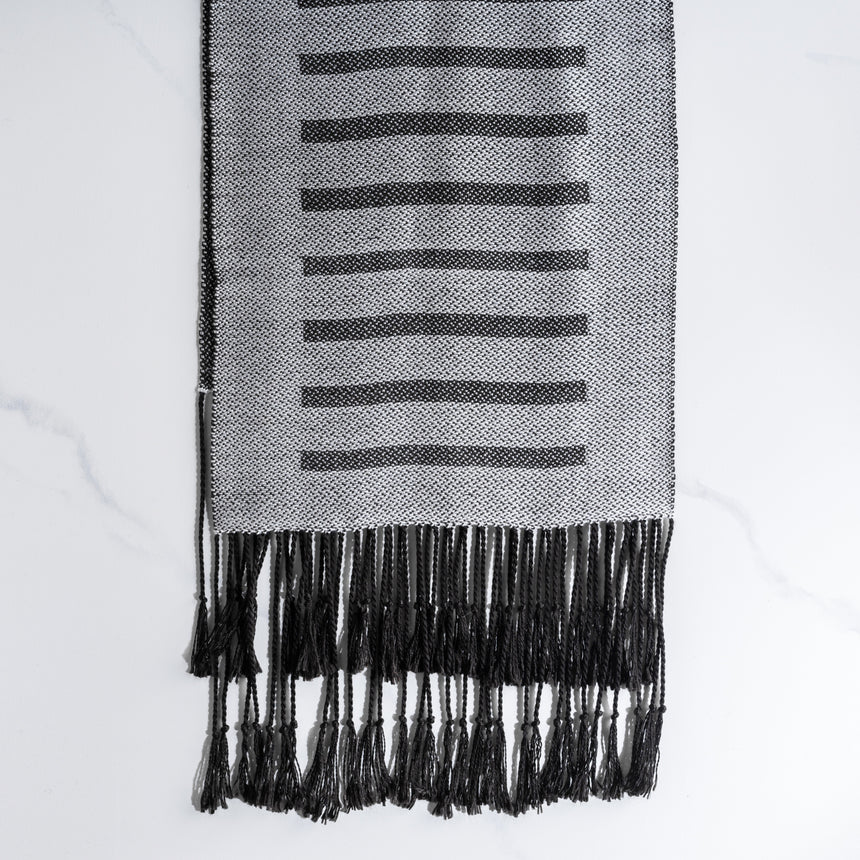Tom Poirier - Handwoven Tencel Scarf Scarf Day in the Life Gallery