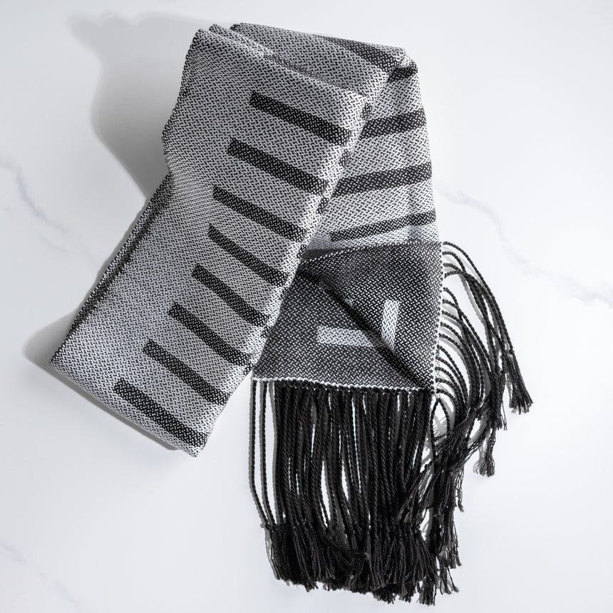 Tom Poirier - Handwoven Tencel Scarf Scarf Day in the Life Gallery
