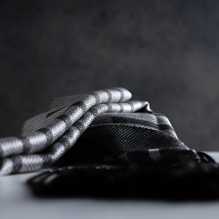Tom Poirier - Handwoven Tencel Scarf Scarf Day in the Life Gallery