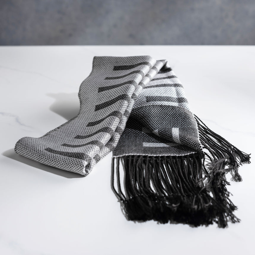 Tom Poirier - Handwoven Tencel Scarf Scarf Day in the Life Gallery
