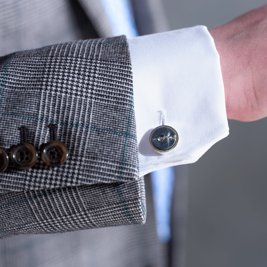 Valerie Graham - Slate Cufflinks Cufflink Day in the Life Gallery and Design Studio