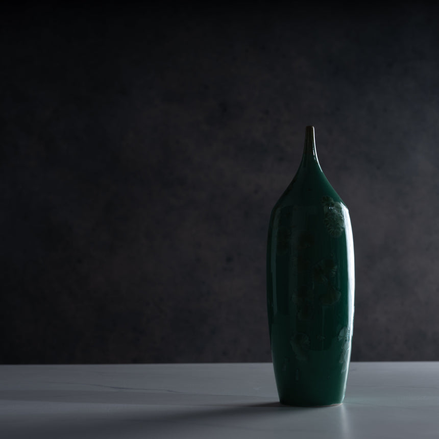 AJ Evansen - Green Vessel Ceramic Vessel Day in the Life Gallery 