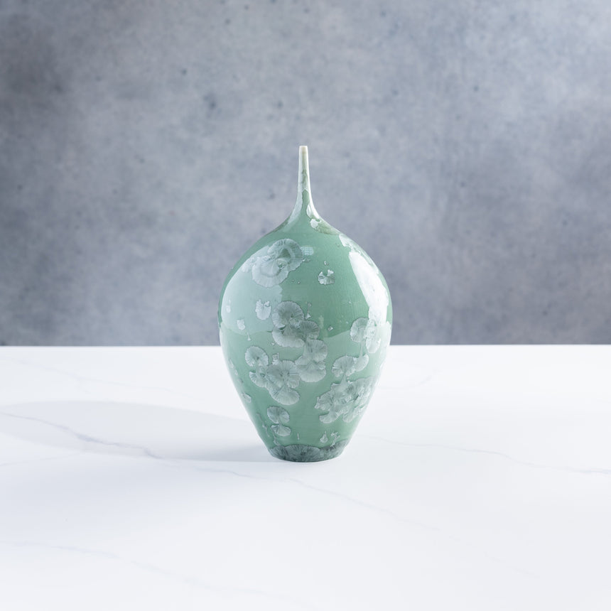 AJ Evansen - Pale Green Vessel 1 Ceramic Vessel Day in the Life Gallery 