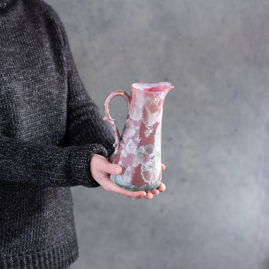 AJ Evansen - Rose Pitcher Ceramic Vessel Day in the Life Gallery 