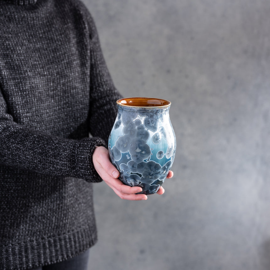 AJ Evansen - Turquoise Vase Ceramic Vessel Day in the Life Gallery 