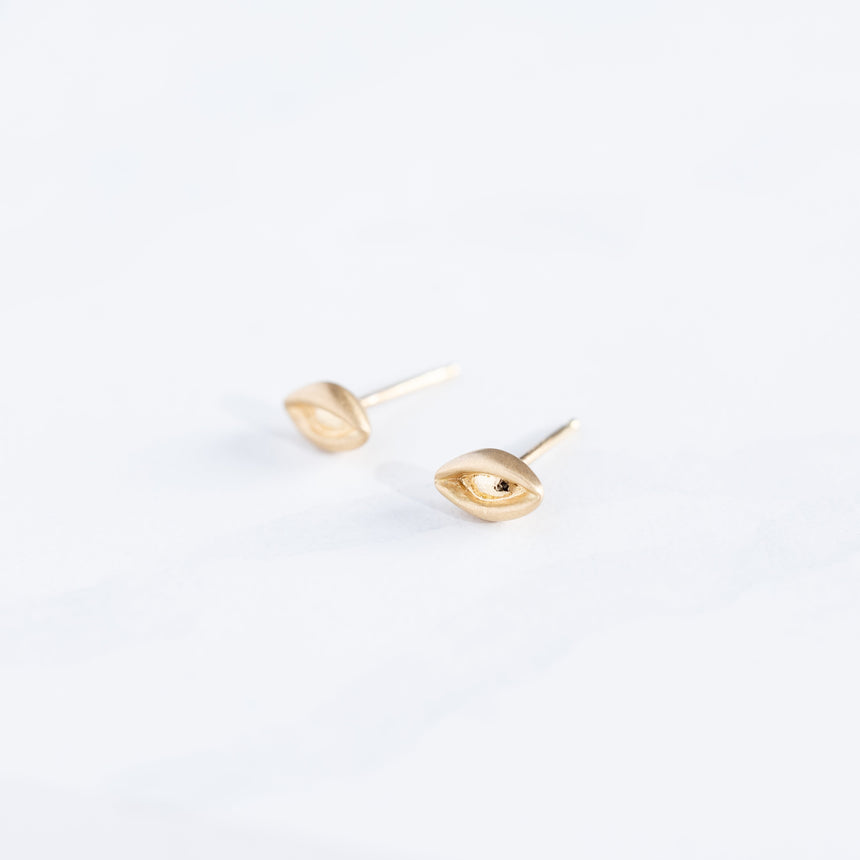 Alice Son - Gold Lovers Eye Studs Earrings Day in the Life Gallery 