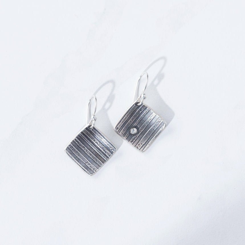 Ashley May - Horizon Square Earrings Earring Day in the Life Gallery 