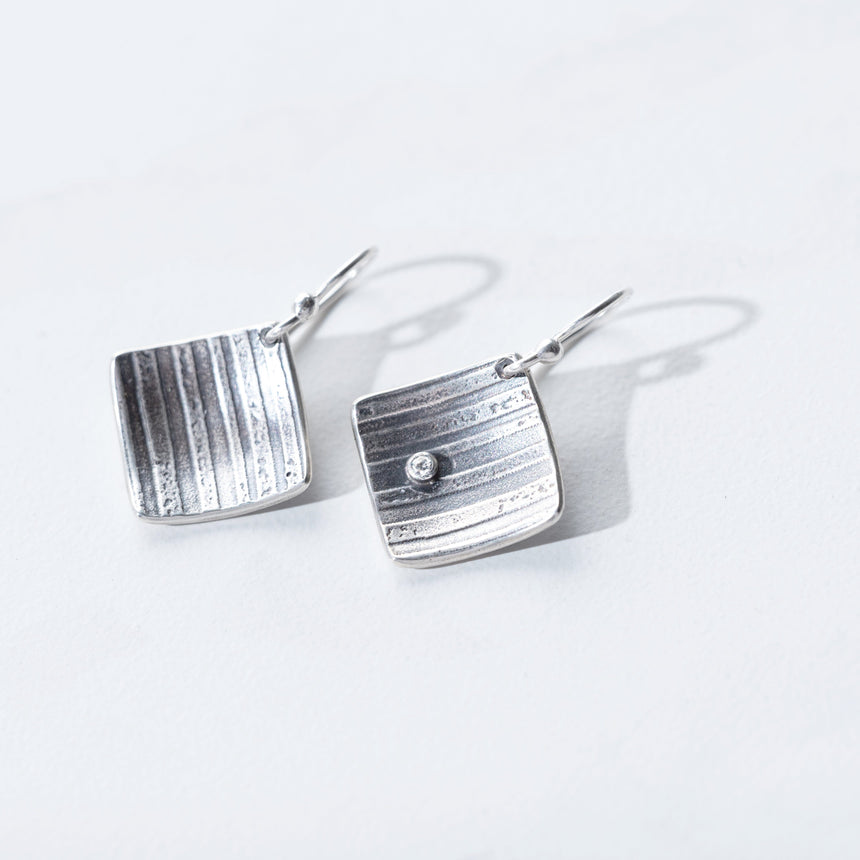 Ashley May - Horizon Square Earrings Earring Day in the Life Gallery 