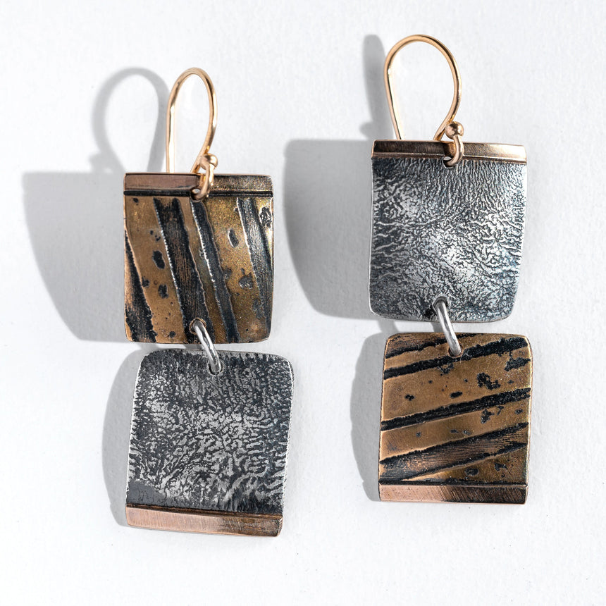Ashley May - Tile Stack Earrings Earring Day in the Life Gallery 