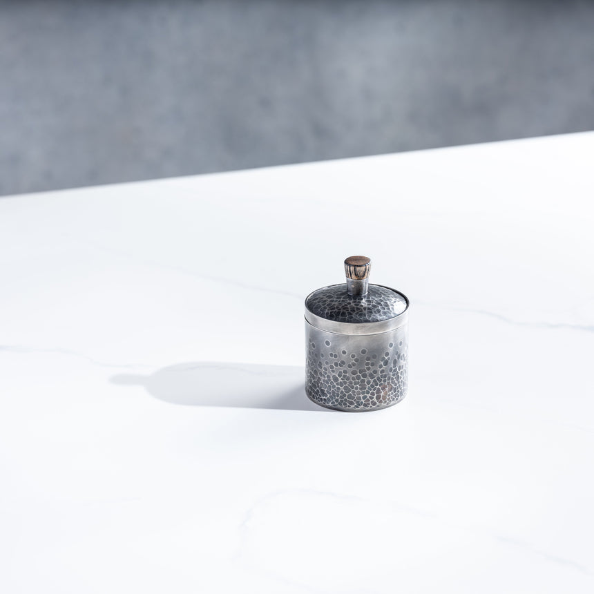 David Clemons - Pewter Spice Jar with White Oak Top Spice Jar Day in the Life Gallery 