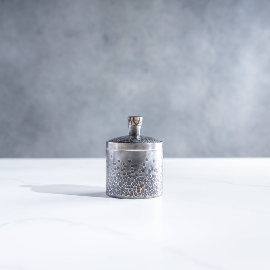 David Clemons - Pewter Spice Jar with White Oak Top Spice Jar Day in the Life Gallery 