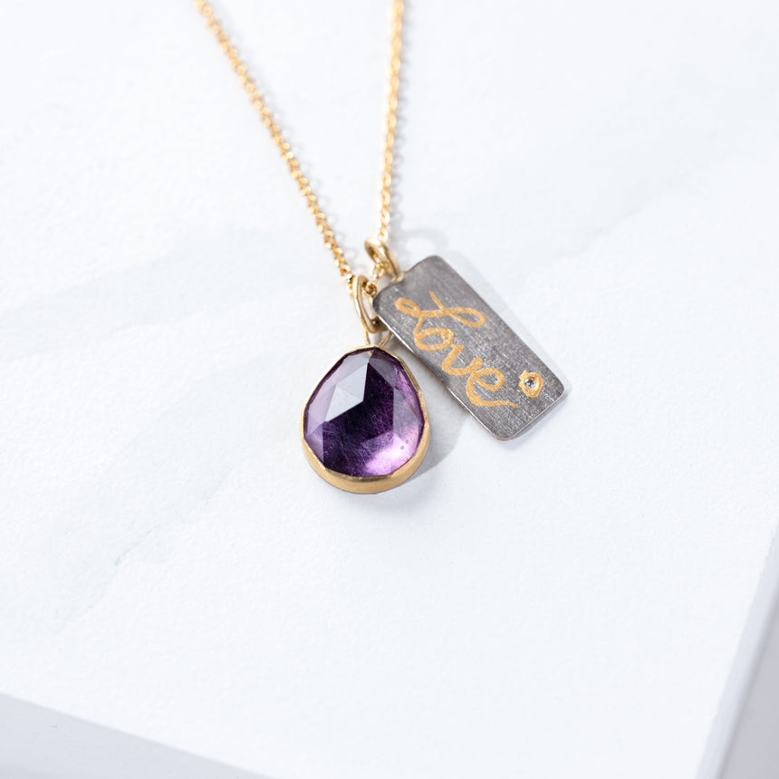 Edna Madera - Ø44 Gem Necklace ♡ (Amethyst) Necklace Day in the Life Gallery 