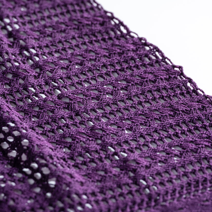 Helen Howe - Purple Lace Shawl Scarf Day in the Life Gallery 