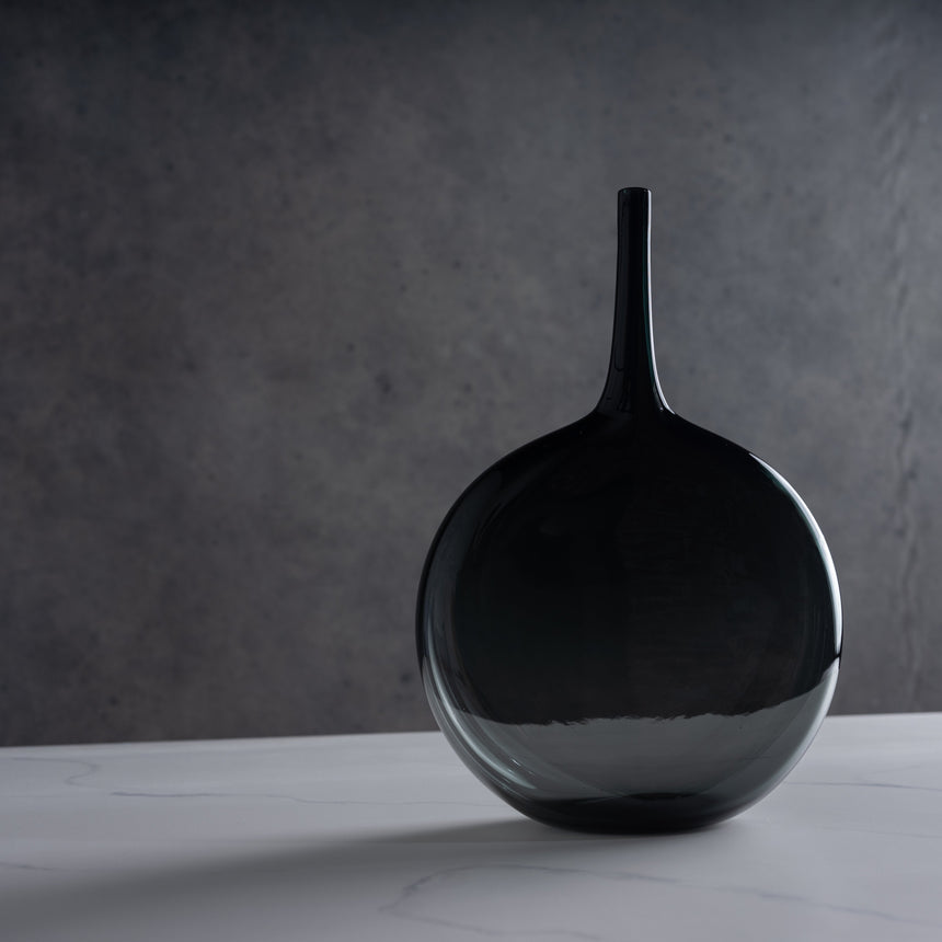 John Geci - Black "Lecca Lecca" Bottle Glass Bowl Day in the Life Gallery 