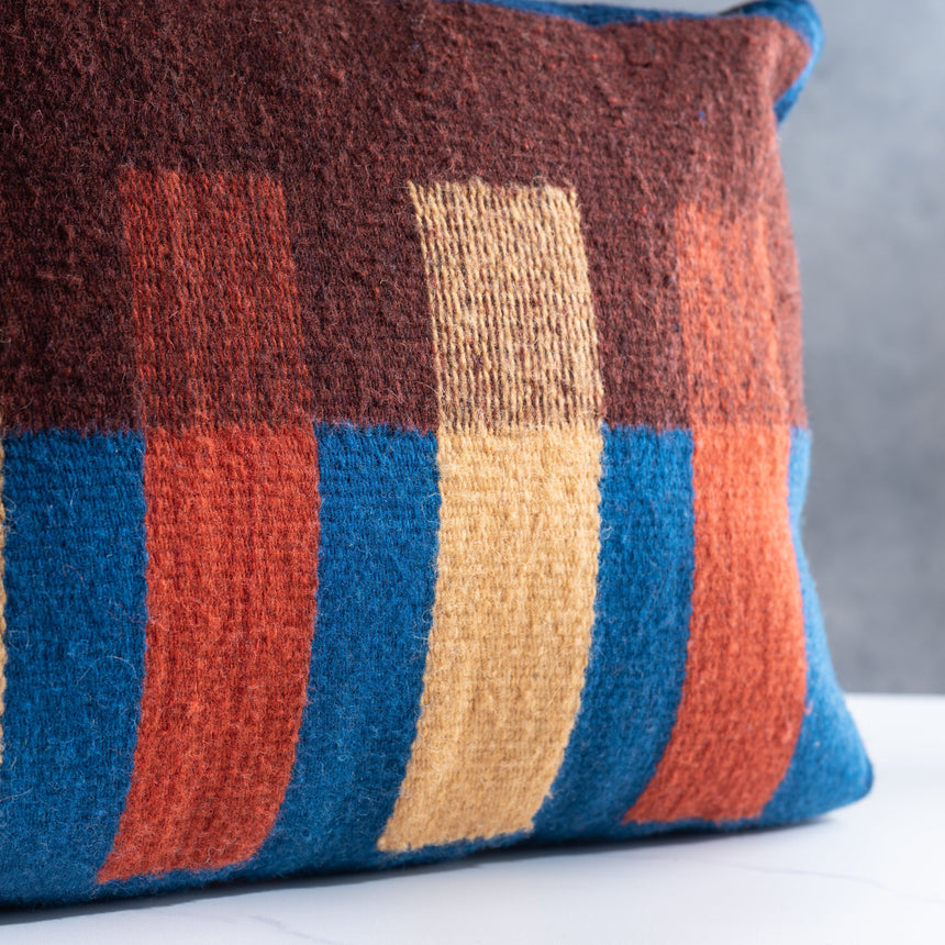 Laura Bautista - Warm Colors Bauhaus Pillow Pillow Day in the Life Gallery 