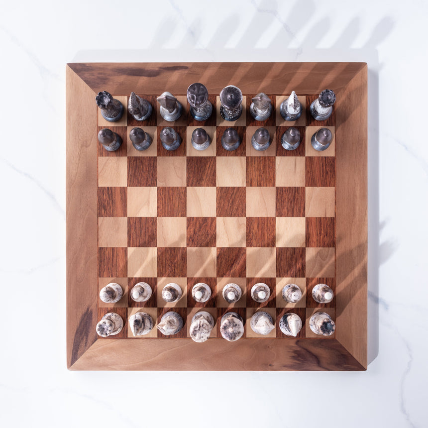 Natalya Seva - Celestial Raku Chess Set Chess Set Day in the Life Gallery 
