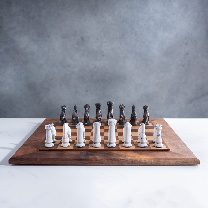 Natalya Seva - Raku Chess Set Chess Set Day in the Life Gallery 