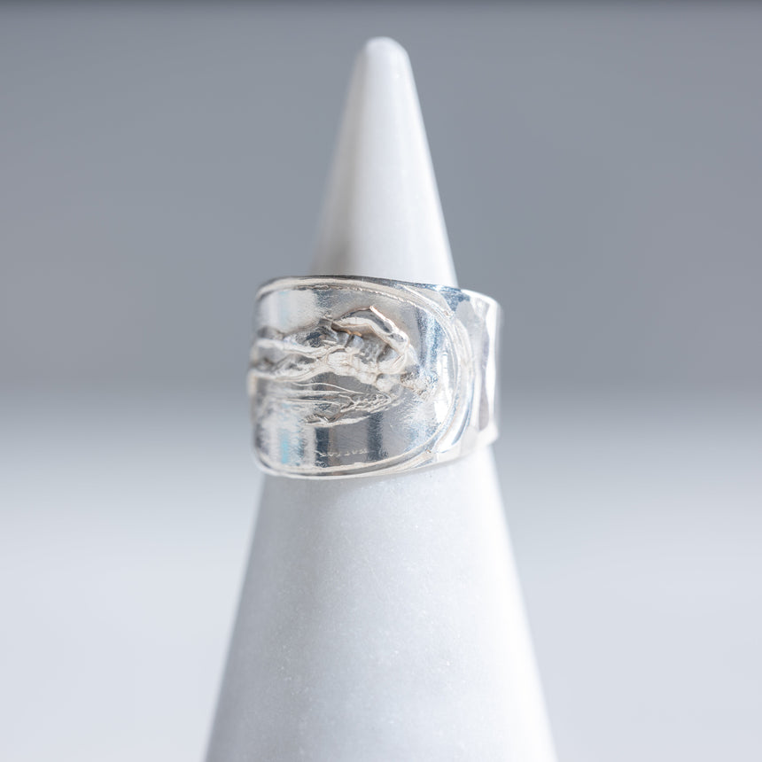 Olithica - Silver Hercules Ring Silver Ring Day in the Life Gallery 