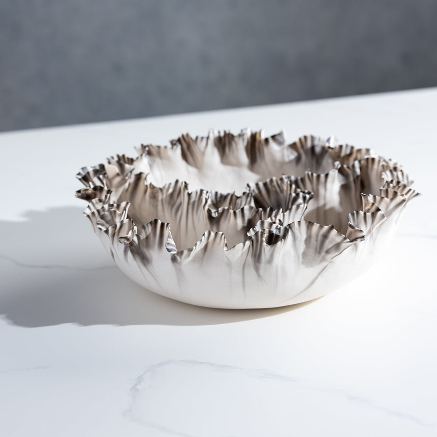 Sally Squire - Deckle (Fumed) Bowl Day in the Life Gallery and Design Studio 