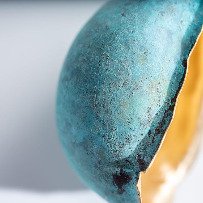 Sara Thompson - Chirality Object #2 Bronze Vessel Day in the Life Gallery 