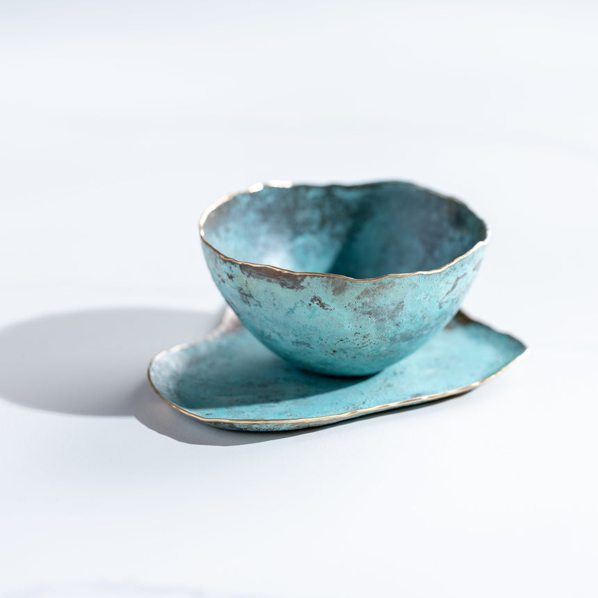 Sara Thompson - Chirality Objects #17, #20 Bronze Vessel Day in the Life Gallery 