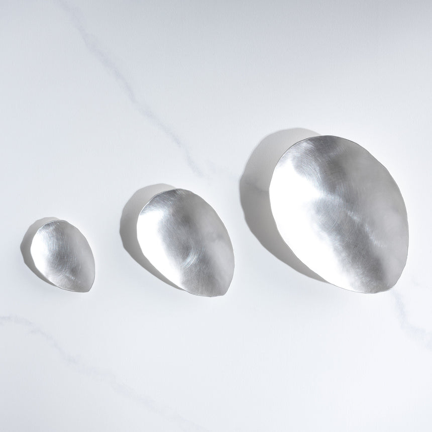 Sara Thompson - Golden Spiral Shallow Nesting Set Silver Bowl Day in the Life Gallery 