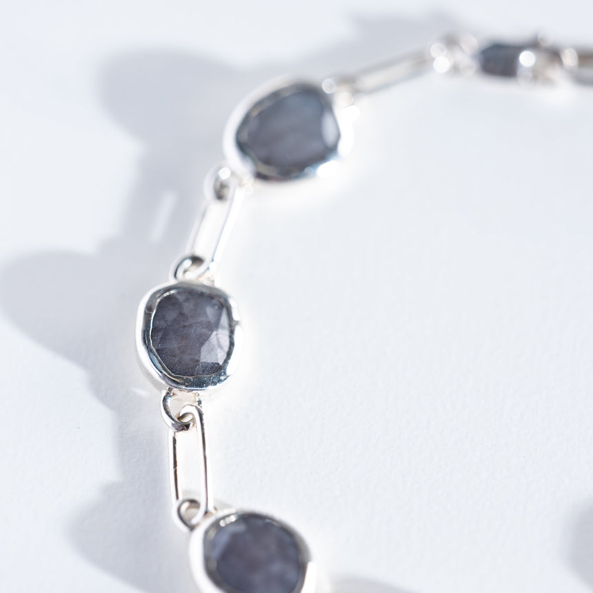 Sara Thompson - Grey Sapphire Bracelet Bracelet Day in the Life Gallery 
