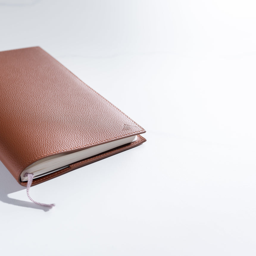 Takeshi Yonezawa - Leather Journal Cover (Brown) Leather Book Cover Day in the Life Gallery 