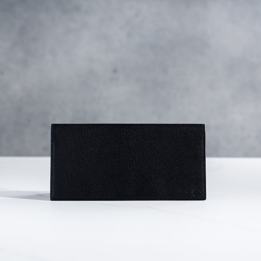 Takeshi Yonezawa - Long Leather Wallet (Black) Leather Wallet Day in the Life Gallery 