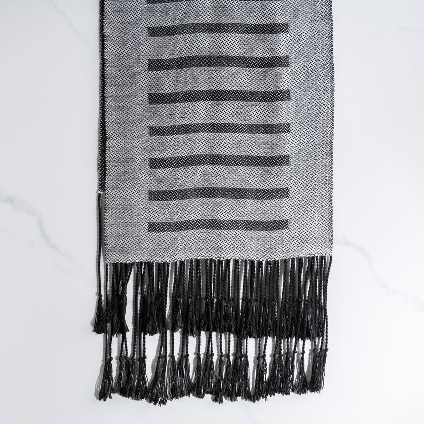 Tom Poirier - Handwoven Tencel Scarf Scarf Day in the Life Gallery 
