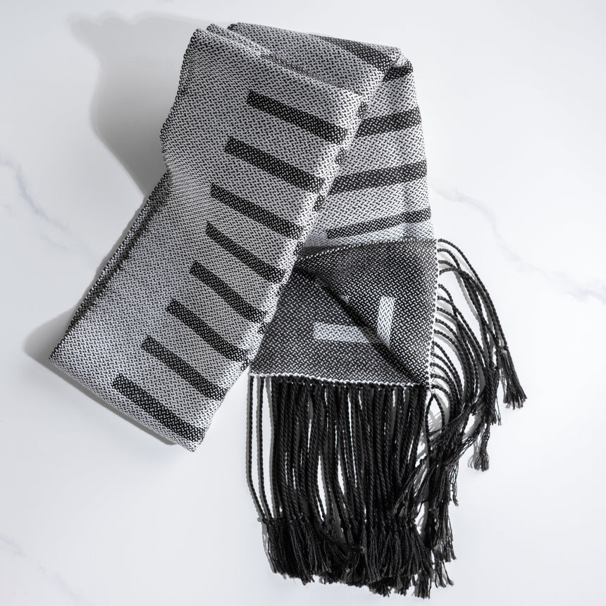 Tom Poirier - Handwoven Tencel Scarf Scarf Day in the Life Gallery 
